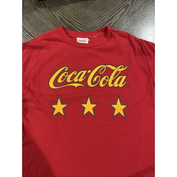Other - Vintage Coca-Cola Shirt Red Short Sleeve Size M (no Tag)